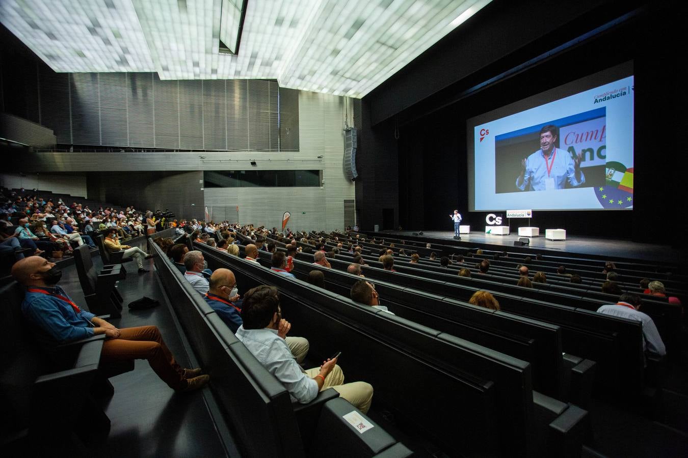 El acto de Ciudadanos tuvo lugar este domingo en el auditorio principal de Fibes