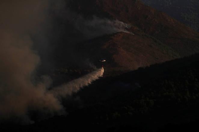 En imágenes, incendio de Sierra de Bermeja en Málaga