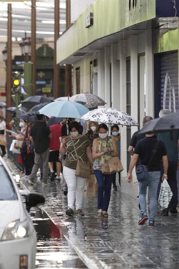 La lluvia deja un acumulado de casi 27 litros por metro cuadrado en Sevilla