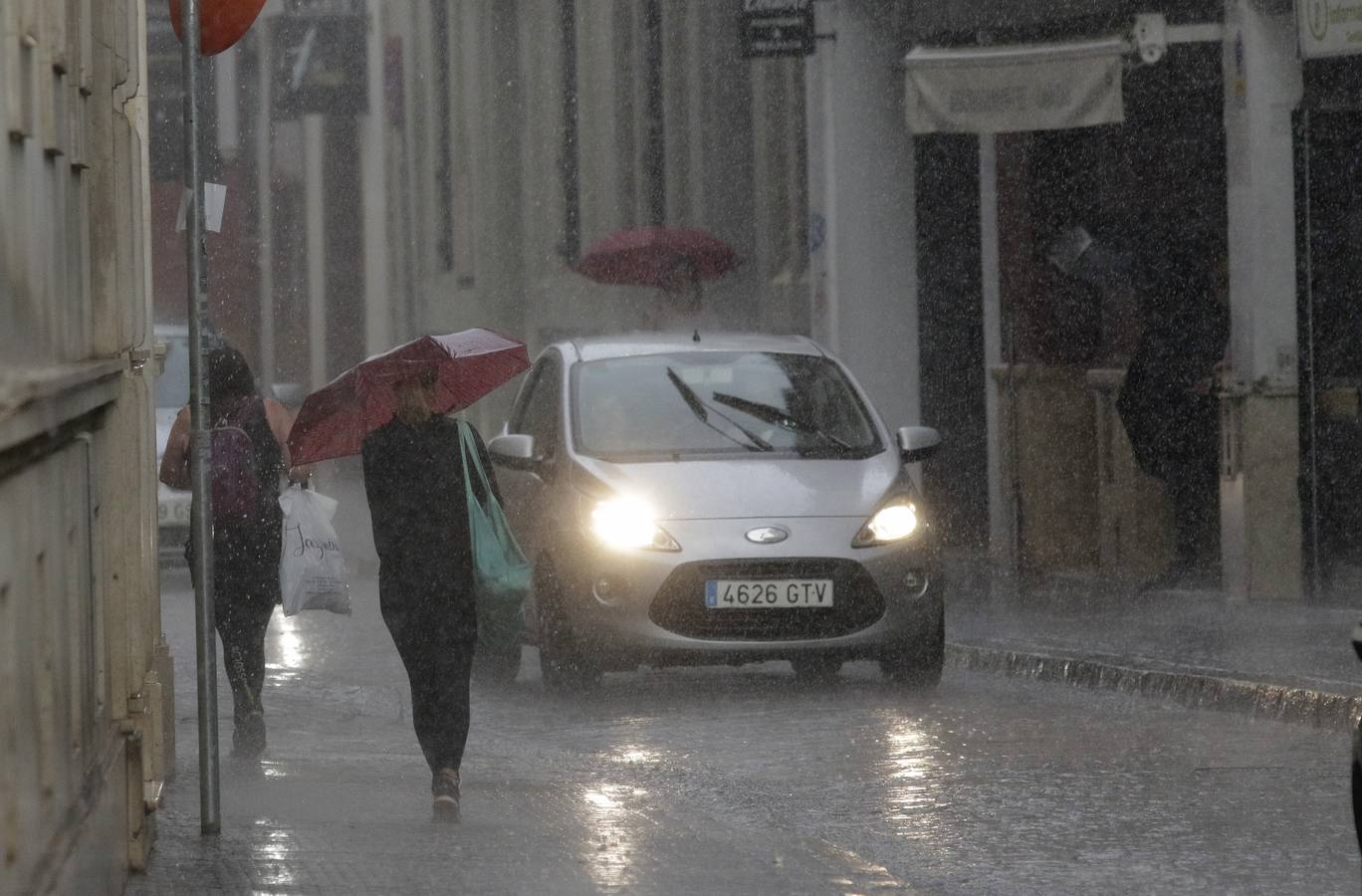 La lluvia deja un acumulado de casi 27 litros por metro cuadrado en Sevilla