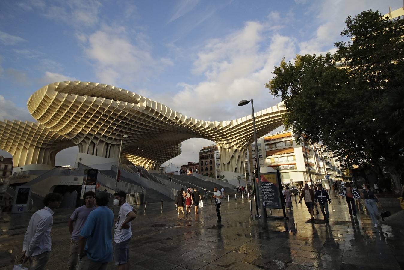 La lluvia deja un acumulado de casi 27 litros por metro cuadrado en Sevilla