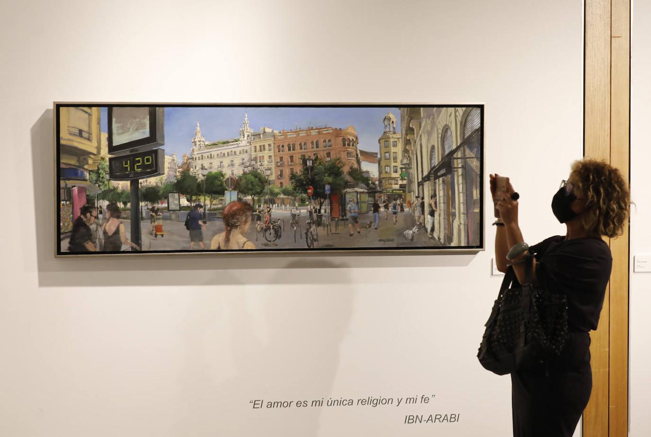 La exposición de Javier Bassecourt sobre la plaza de las Tendillas de Córdoba, en imágenes