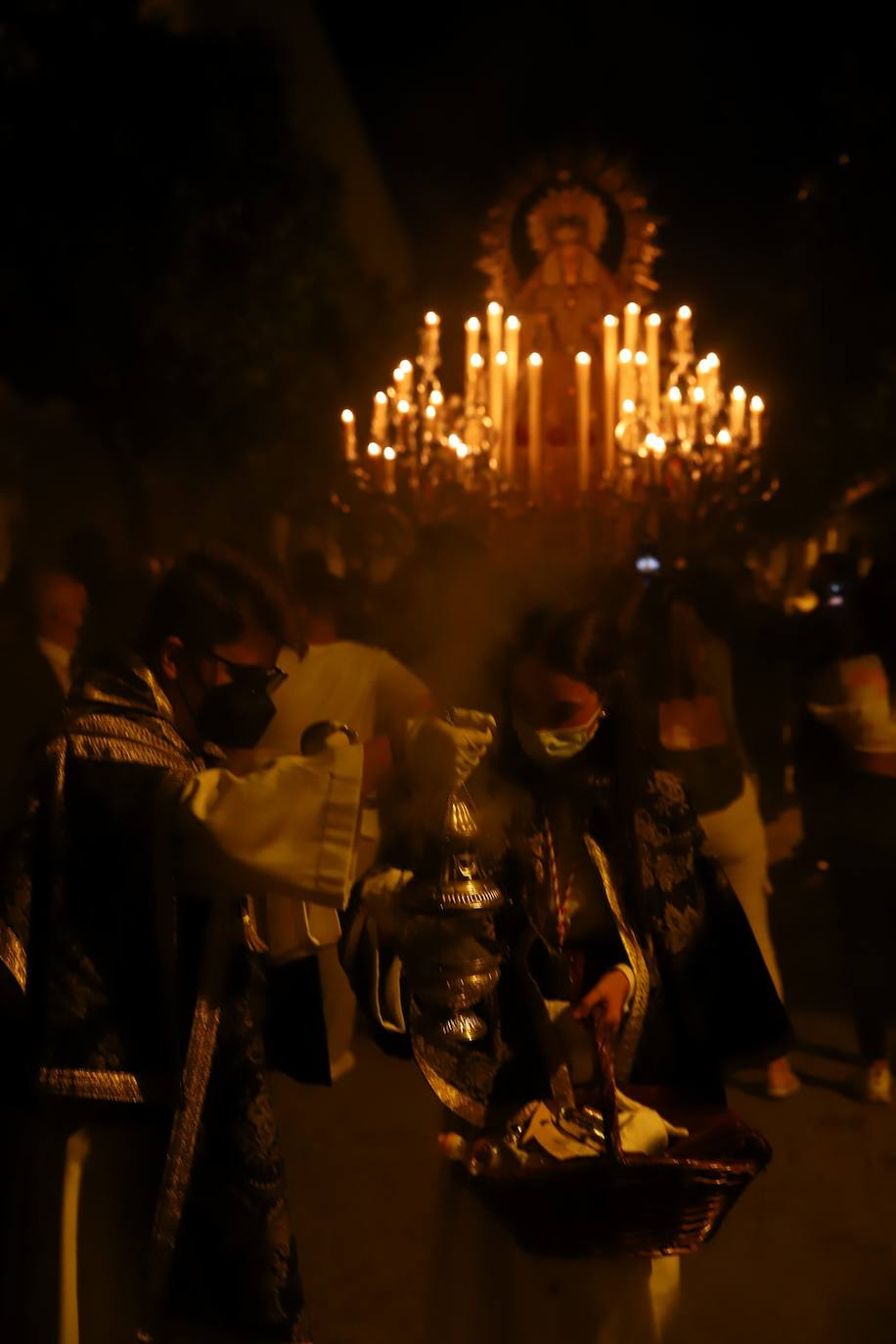 La procesión de la Virgen del Rayo de Córdoba, en imágenes