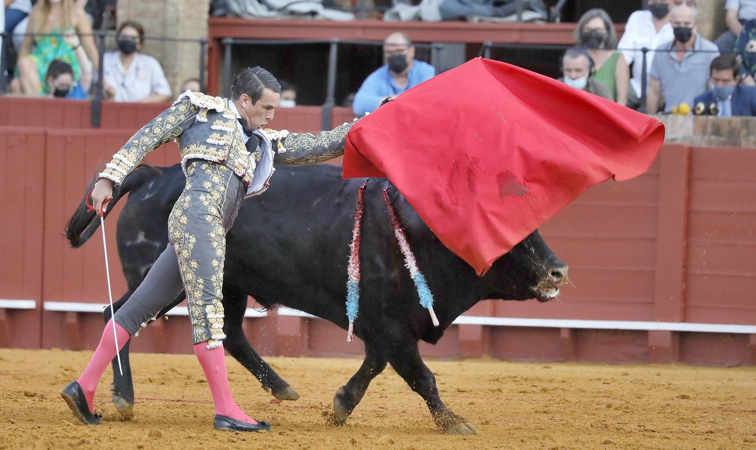 José María Manzanares, en un momento de su faena