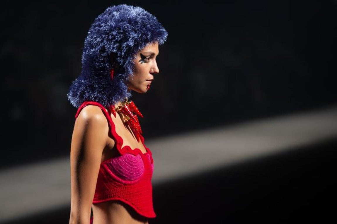 Estilismo del desfile de 404 Studio. 