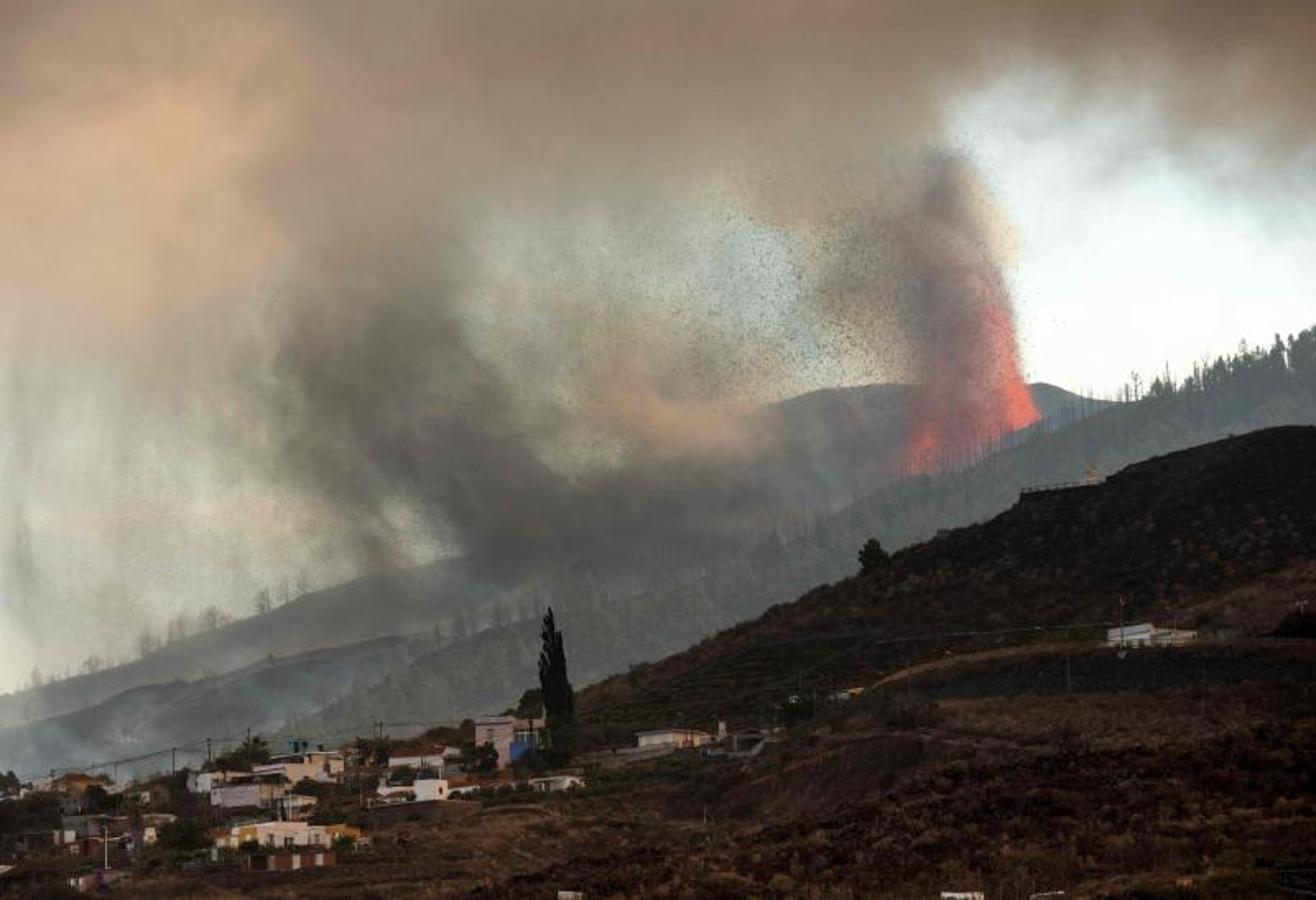 El día después de la erupción del volcán, en imágenes