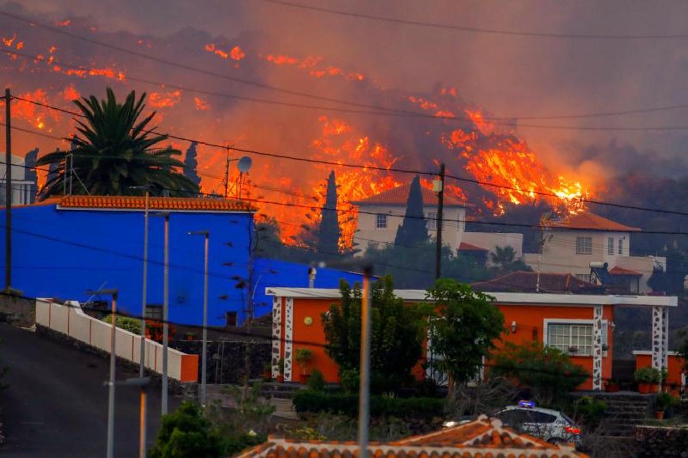 El día después de la erupción del volcán, en imágenes