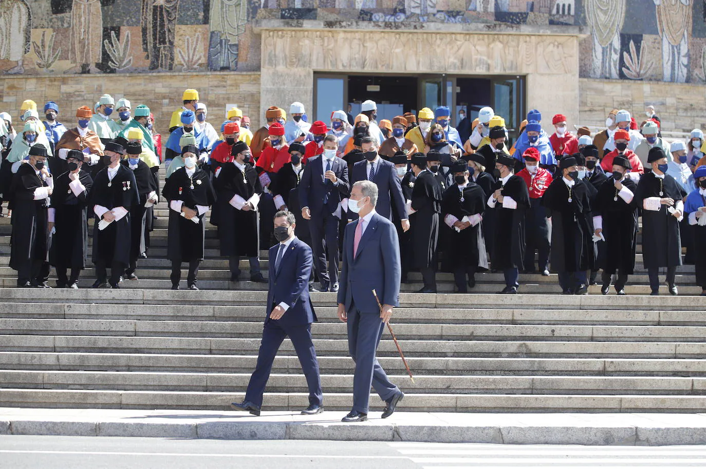 El Rey inaugura el curso universitario en Córdoba (II), en imágenes