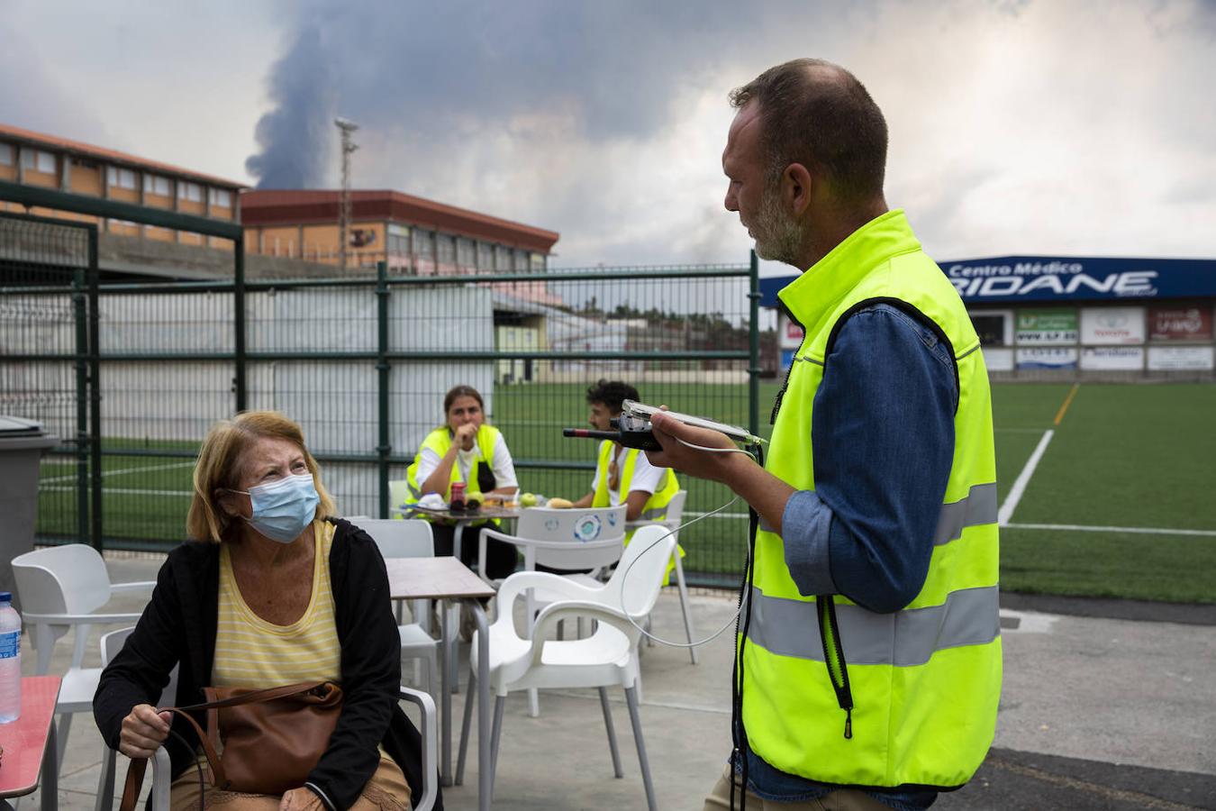 El día después de la erupción del volcán, en imágenes