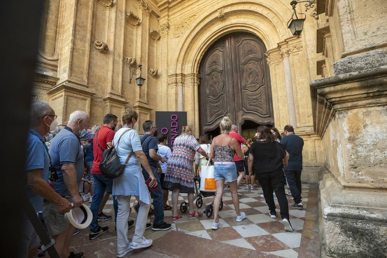 Inauguración de la exposición 'El Verbo encarnado', en la Catedral de Málaga