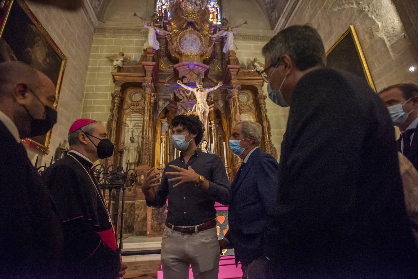 Inauguración de la exposición 'El Verbo encarnado', en la Catedral de Málaga