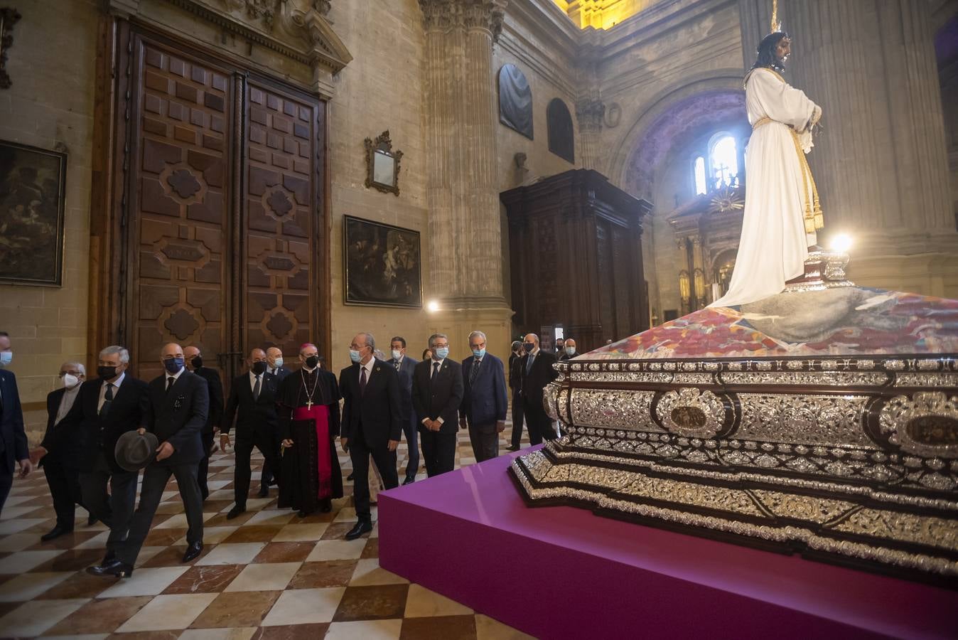 Inauguración de la exposición 'El Verbo encarnado', en la Catedral de Málaga