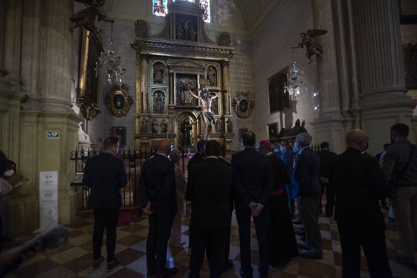 Inauguración de la exposición 'El Verbo encarnado', en la Catedral de Málaga