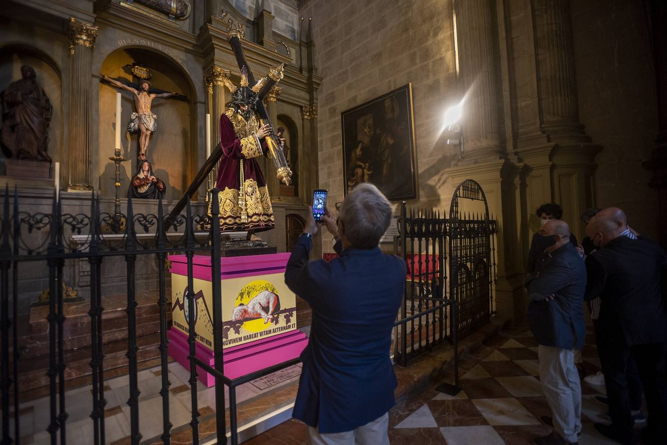 Inauguración de la exposición 'El Verbo encarnado', en la Catedral de Málaga
