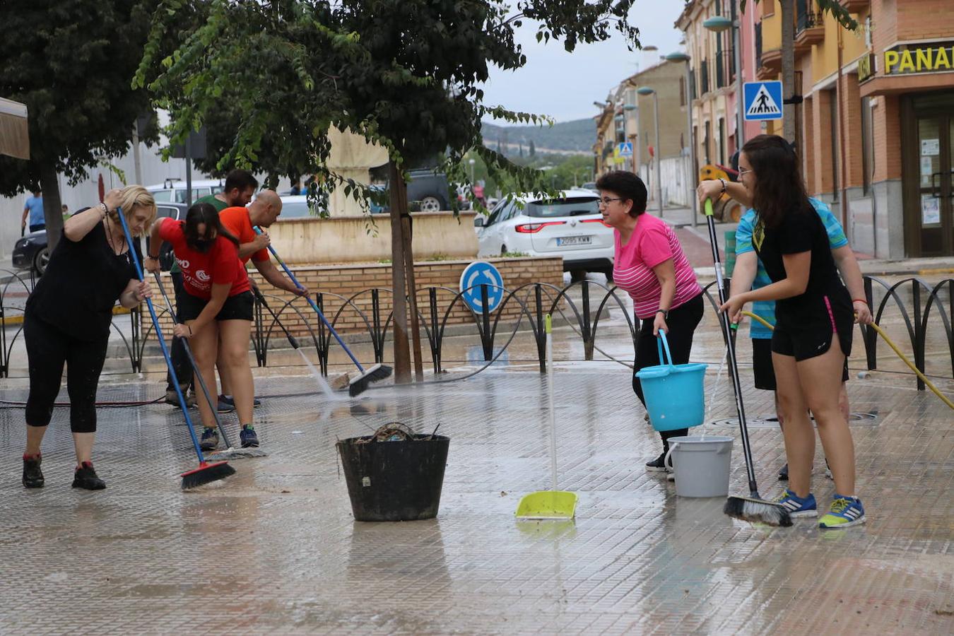 Inundaciones en Córdoba | La tromba de agua en Lucena y sus consecuencias, en imágenes