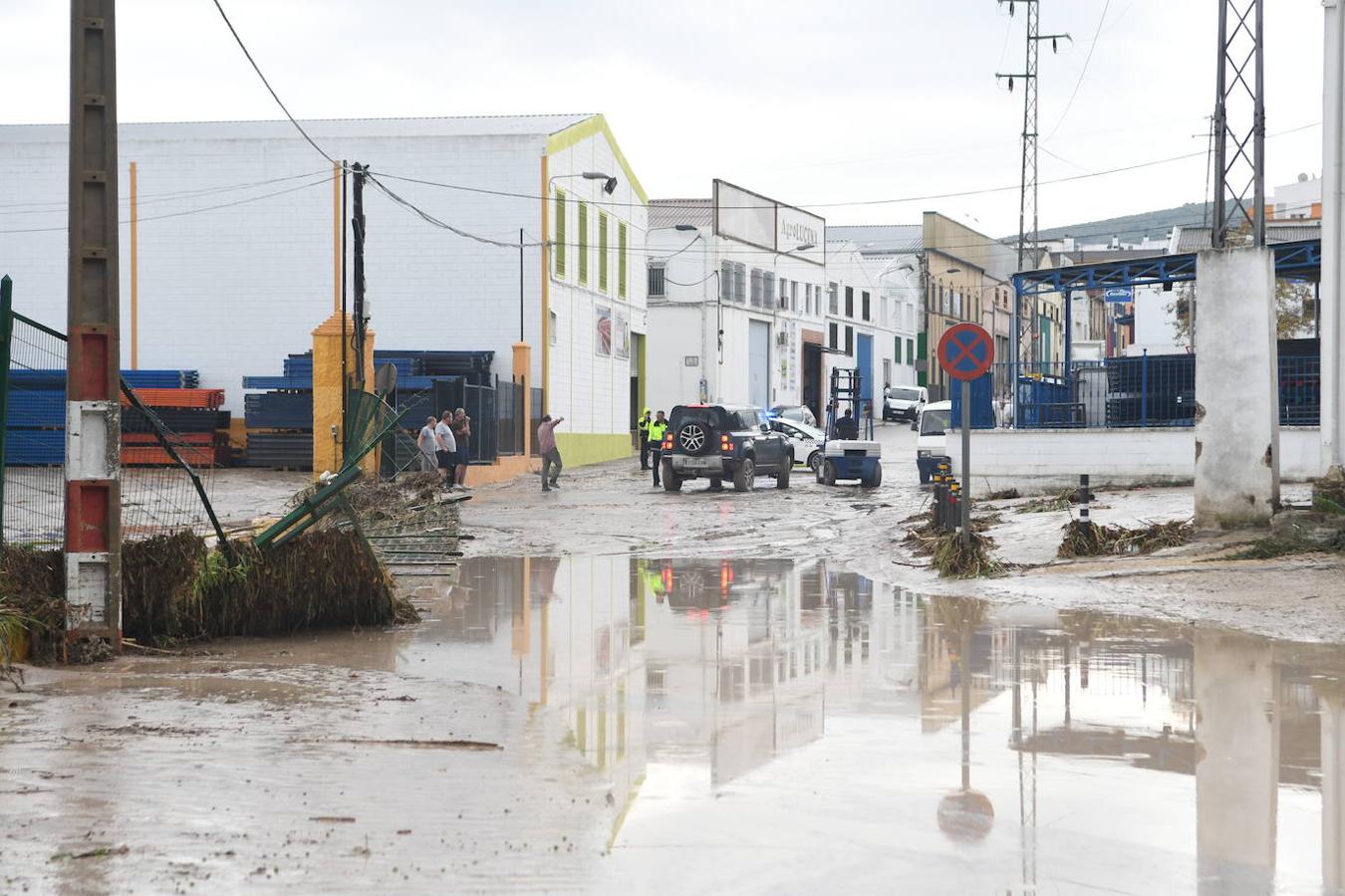 Inundaciones en Córdoba | La tromba de agua en Lucena y sus consecuencias, en imágenes