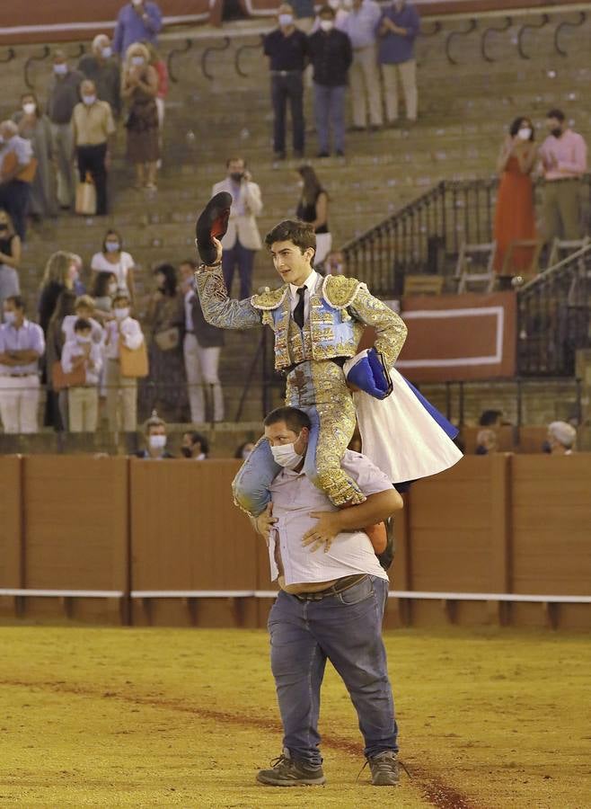 Miguel Perera, en la Maestranza