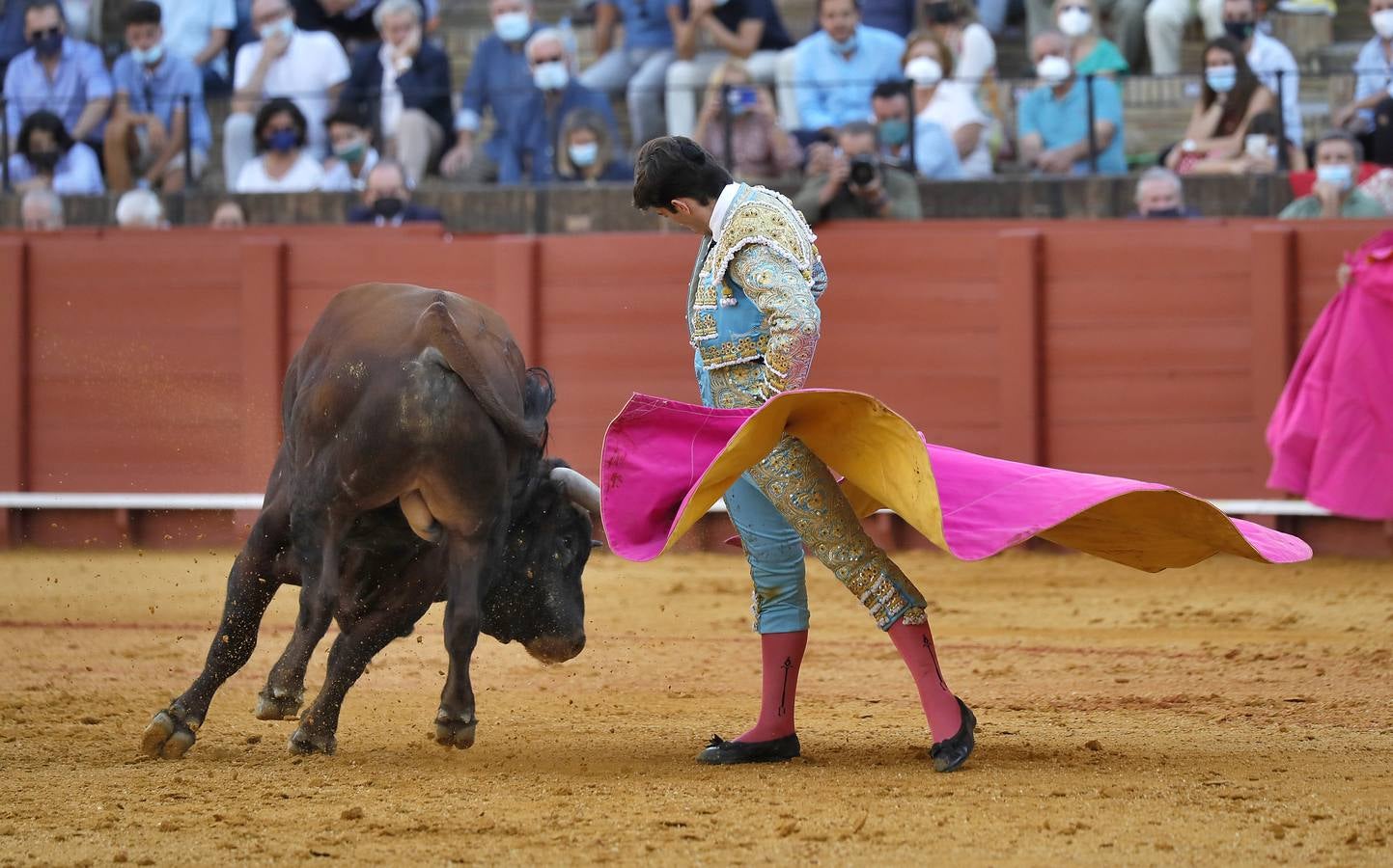 Miguel Perera, en la Maestranza