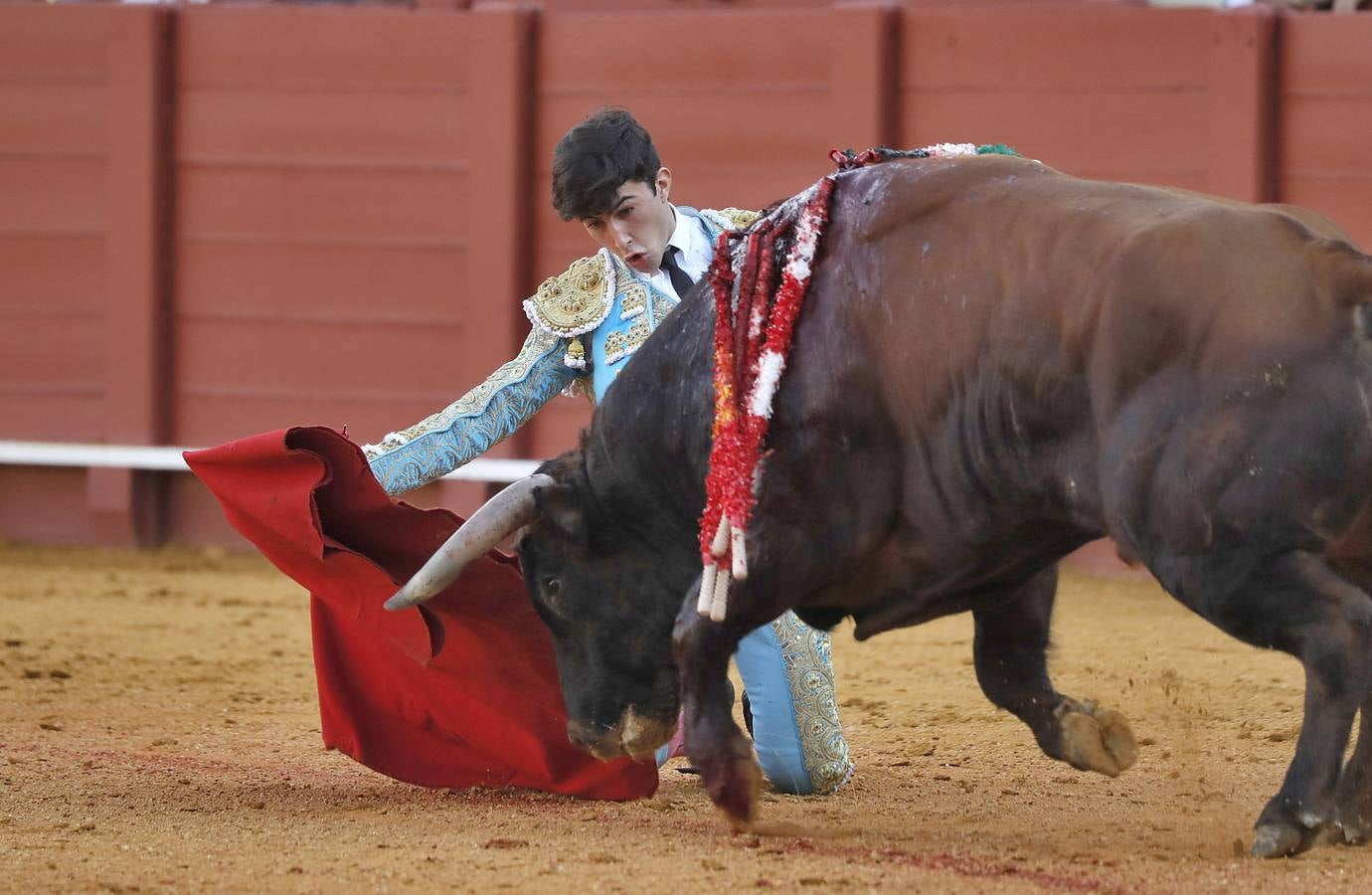 Miguel Perera, en la Maestranza