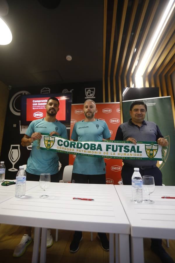 Las mejores imágenes de la presentación de Miguelín, fichaje estrella del Córdoba Patrimonio de fútbol sala