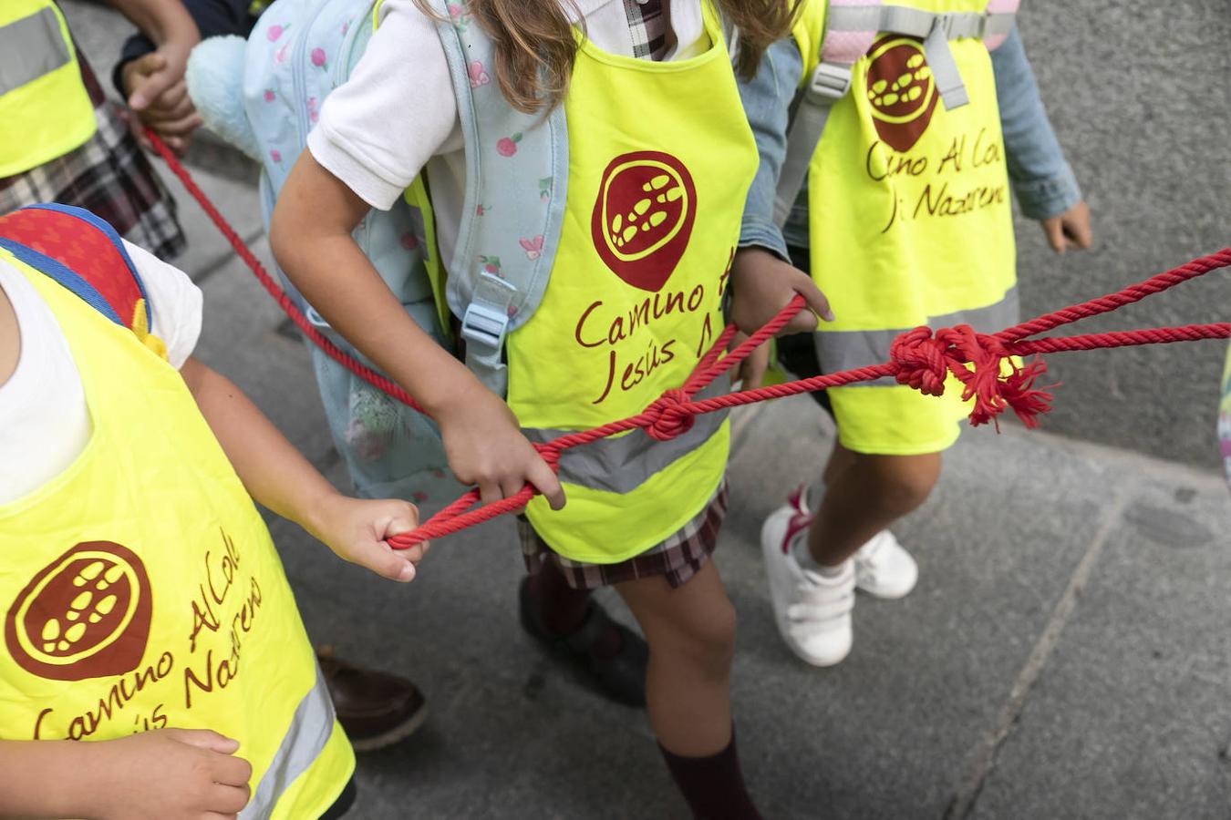 El inicio de la ruta Camino al Cole en Córdoba, en imágenes