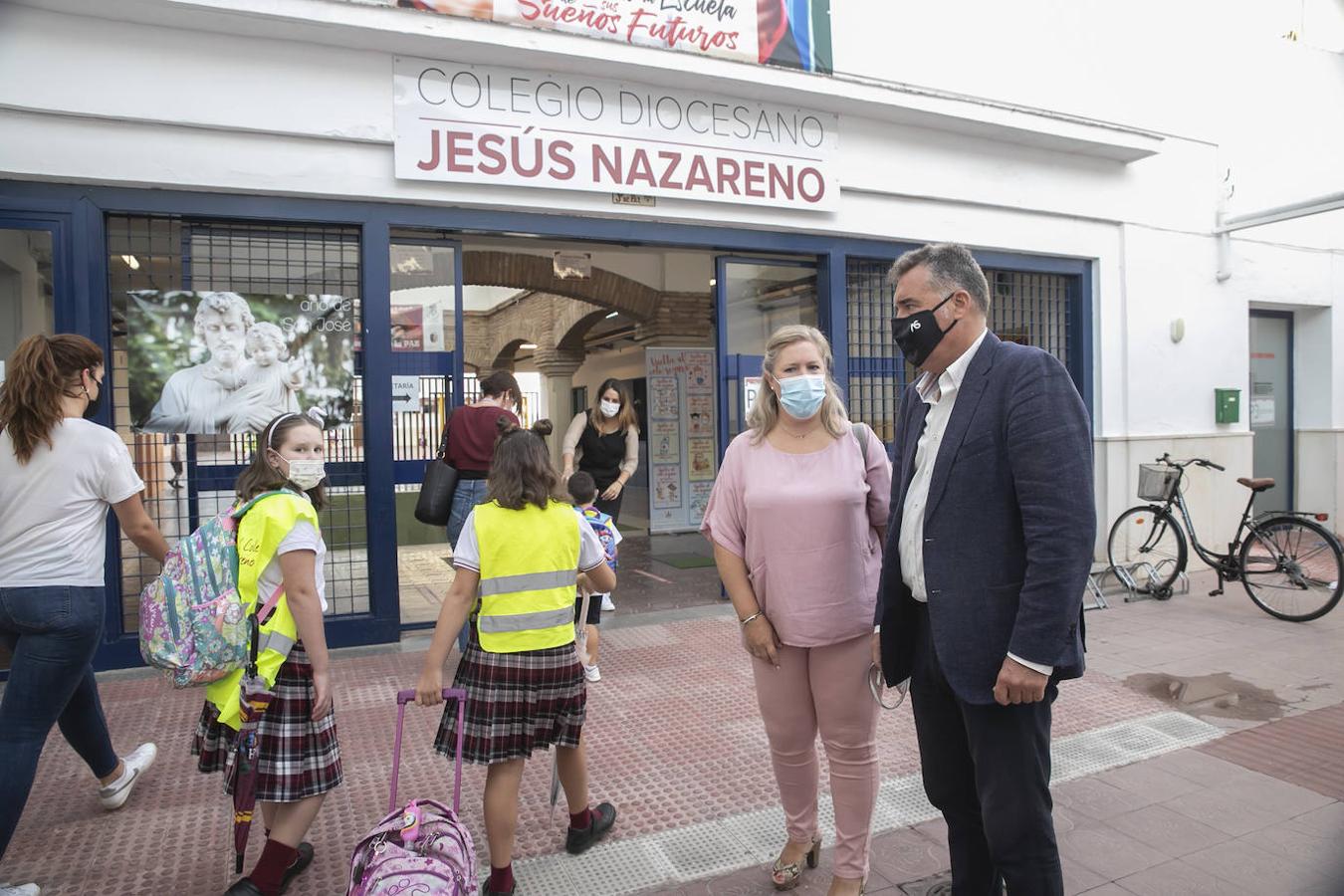 El inicio de la ruta Camino al Cole en Córdoba, en imágenes