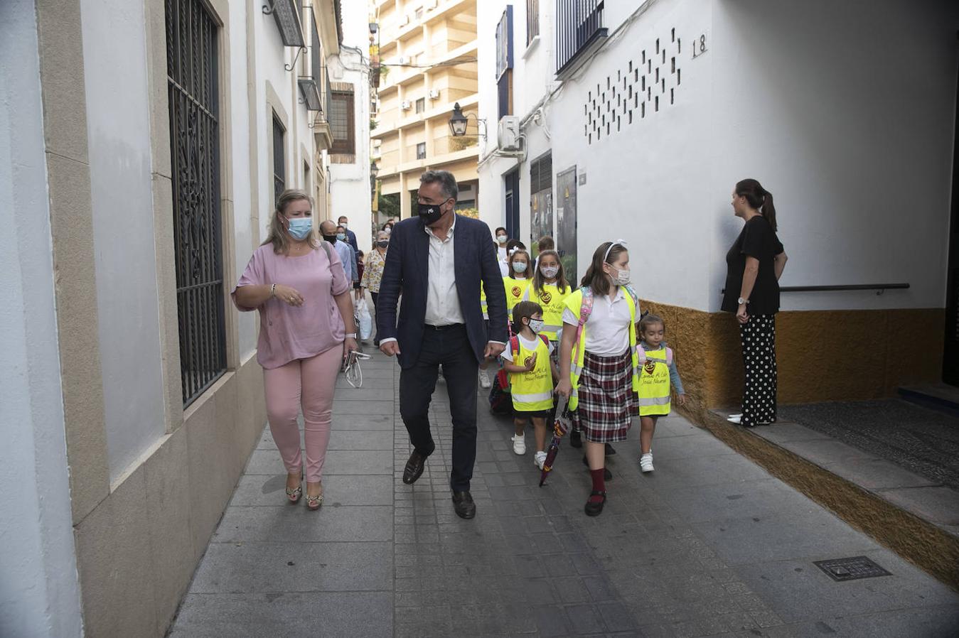 El inicio de la ruta Camino al Cole en Córdoba, en imágenes