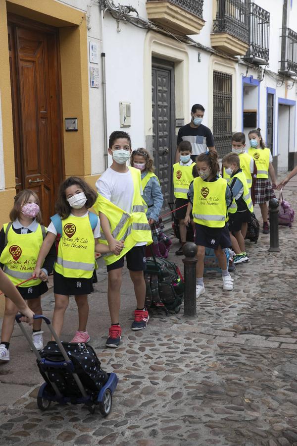 El inicio de la ruta Camino al Cole en Córdoba, en imágenes