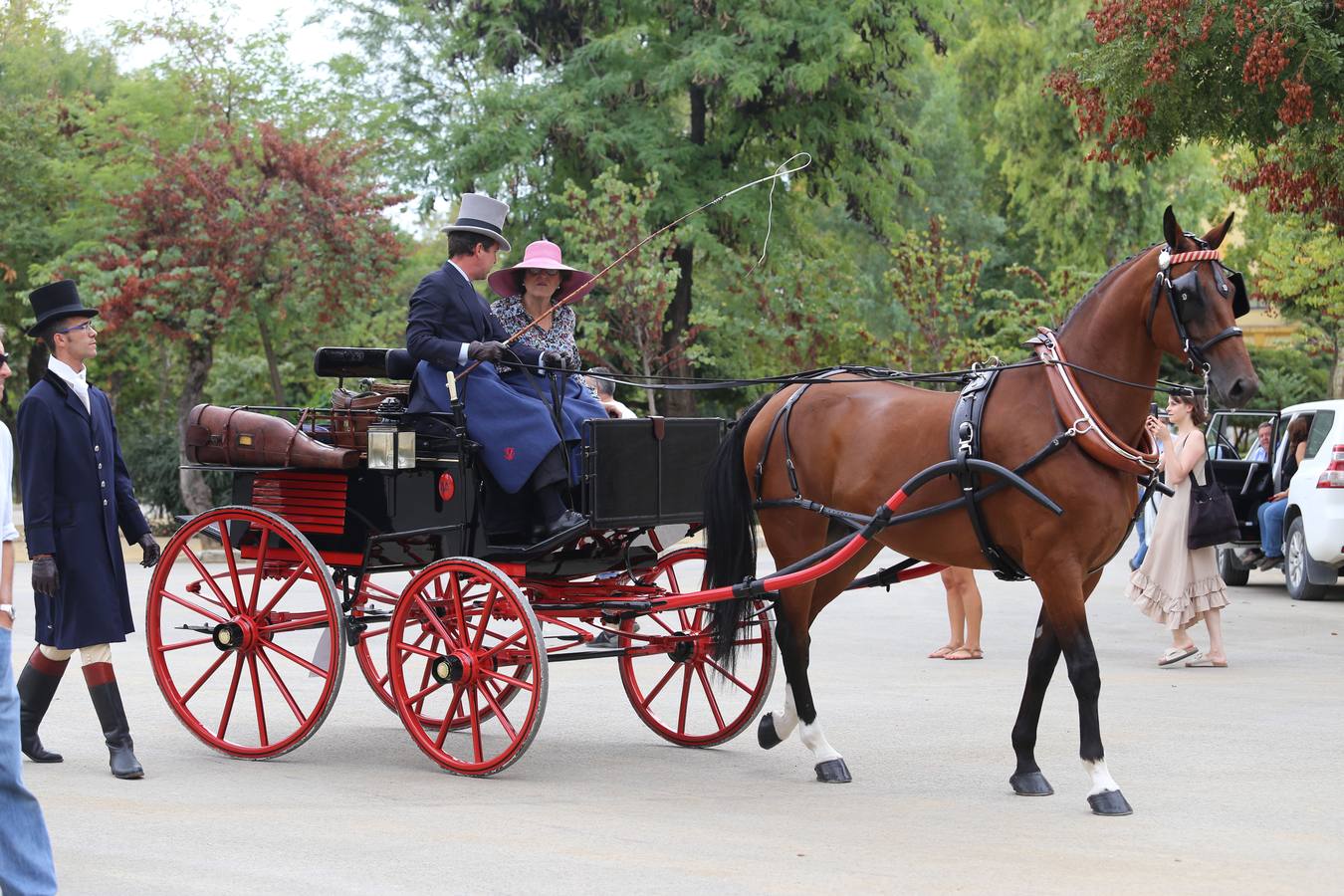 Paseo de carruajes por el Parque de María Luisa