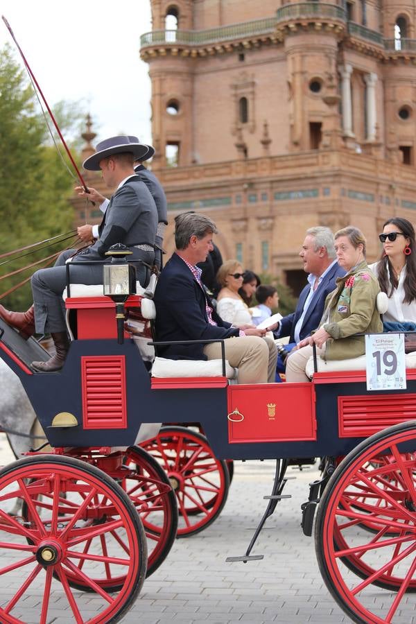 Paseo de carruajes por el Parque de María Luisa