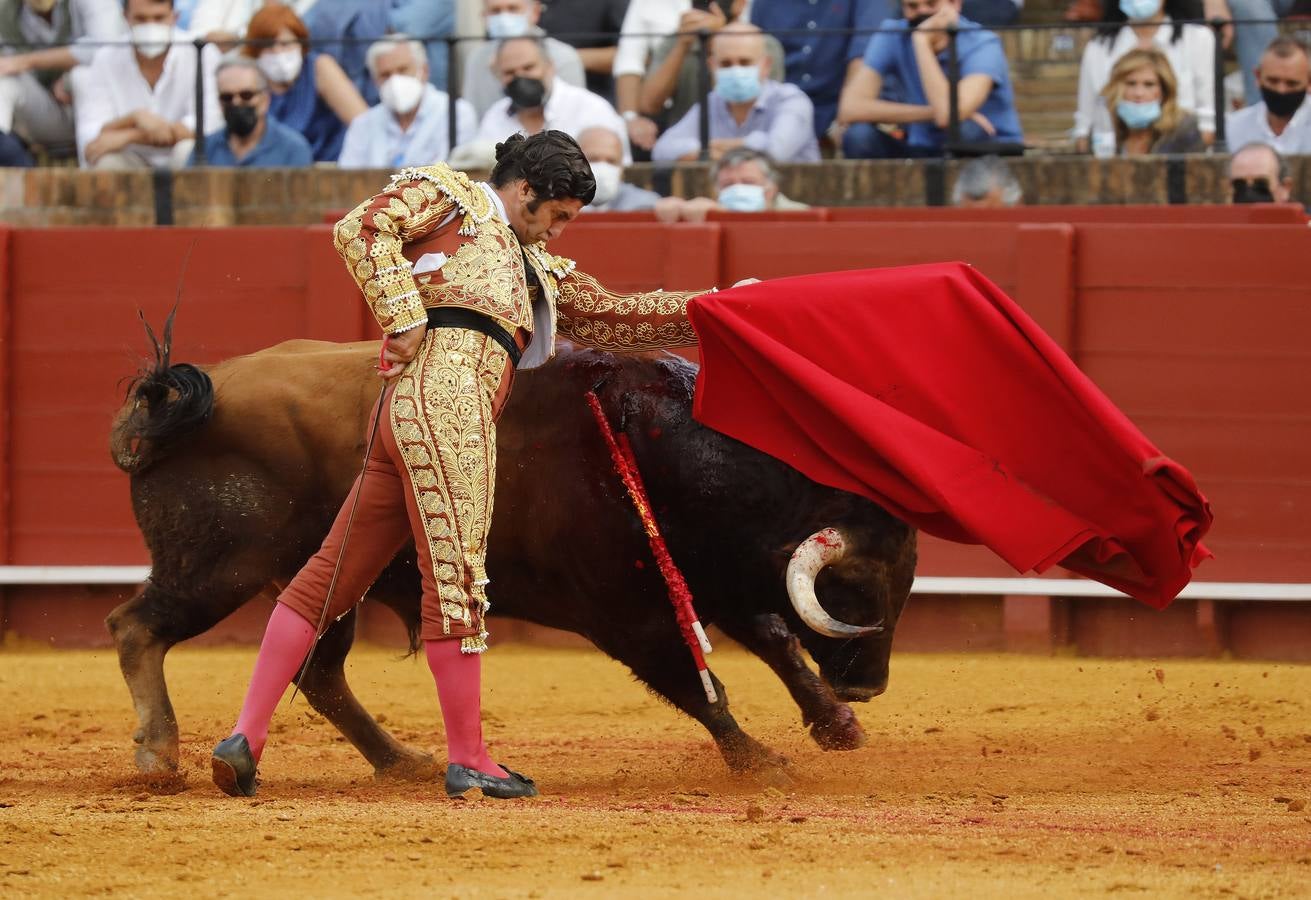 En imágenes, mano a mano de Morante de la Puebla y Juan Ortega en la Maestranza