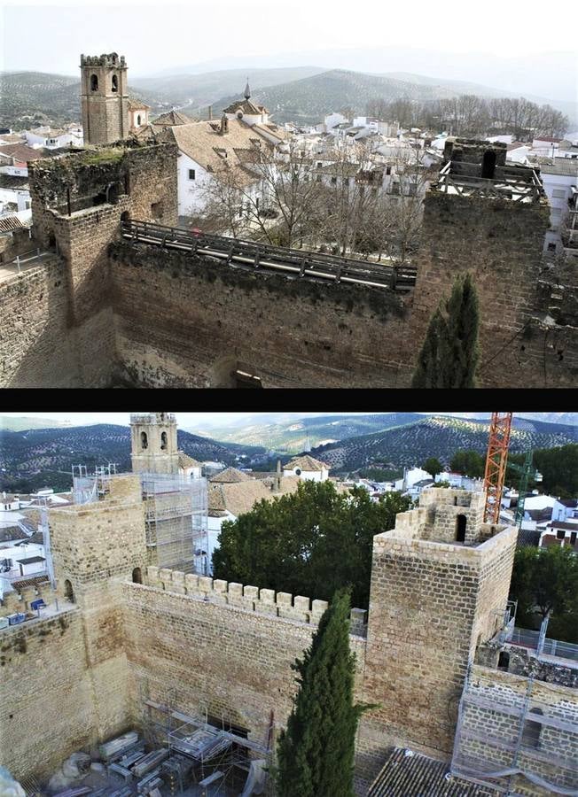 La transformación del castillo de Priego de Córdoba, en imágenes