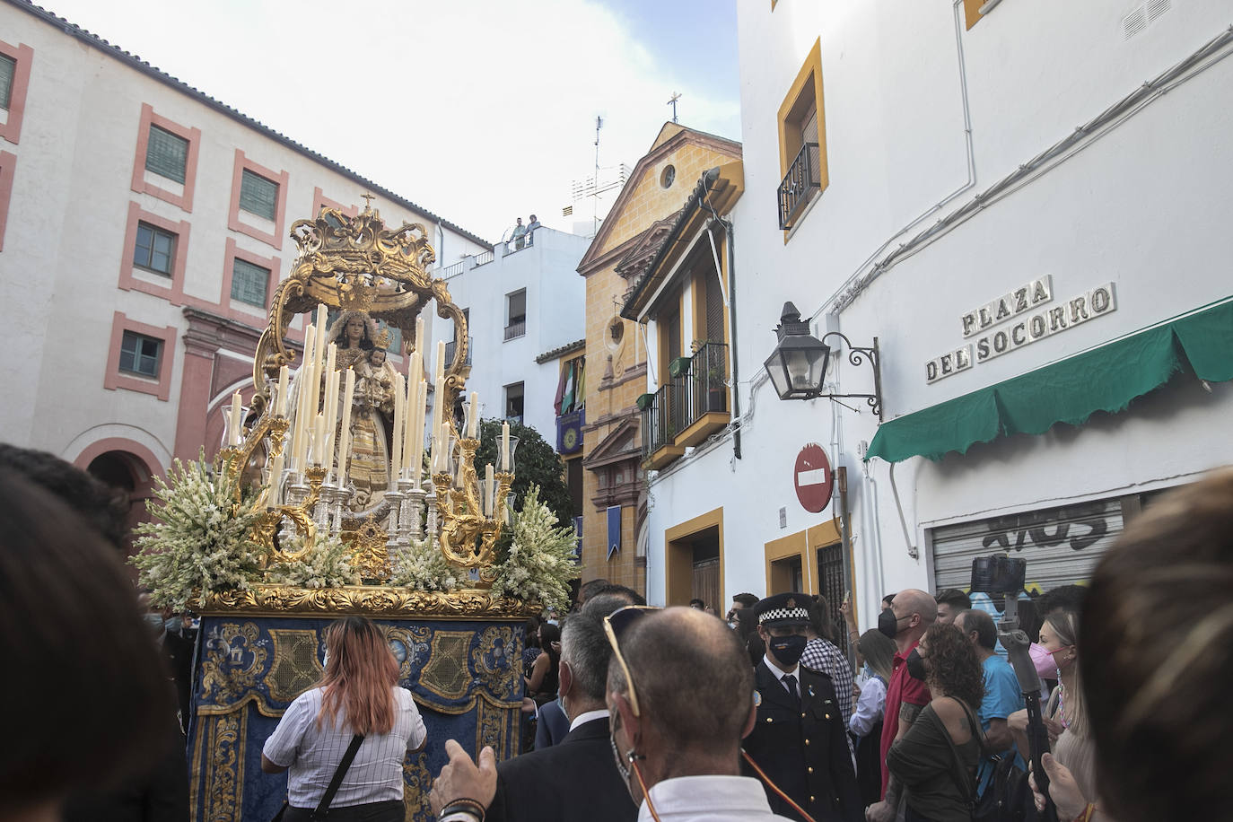 La procesión de la Virgen del Socorro de Córdoba, en imágenes