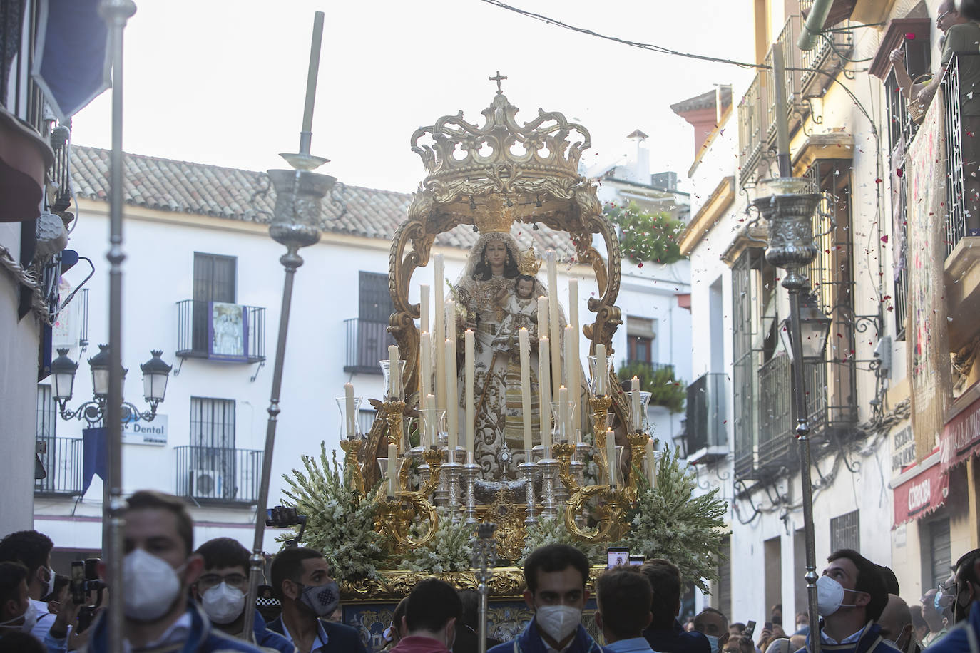 La procesión de la Virgen del Socorro de Córdoba, en imágenes