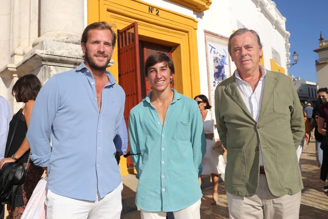 Manuel Ferraro de la Puerta, Manuel Sanz de la Puerta y Jose María Ferraro. 