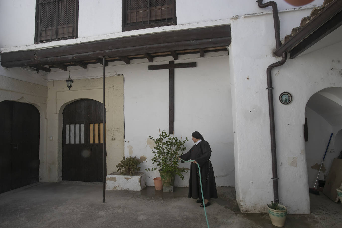 Las restauraciones en el convento de Santa Cruz de Córdoba, en imágenes