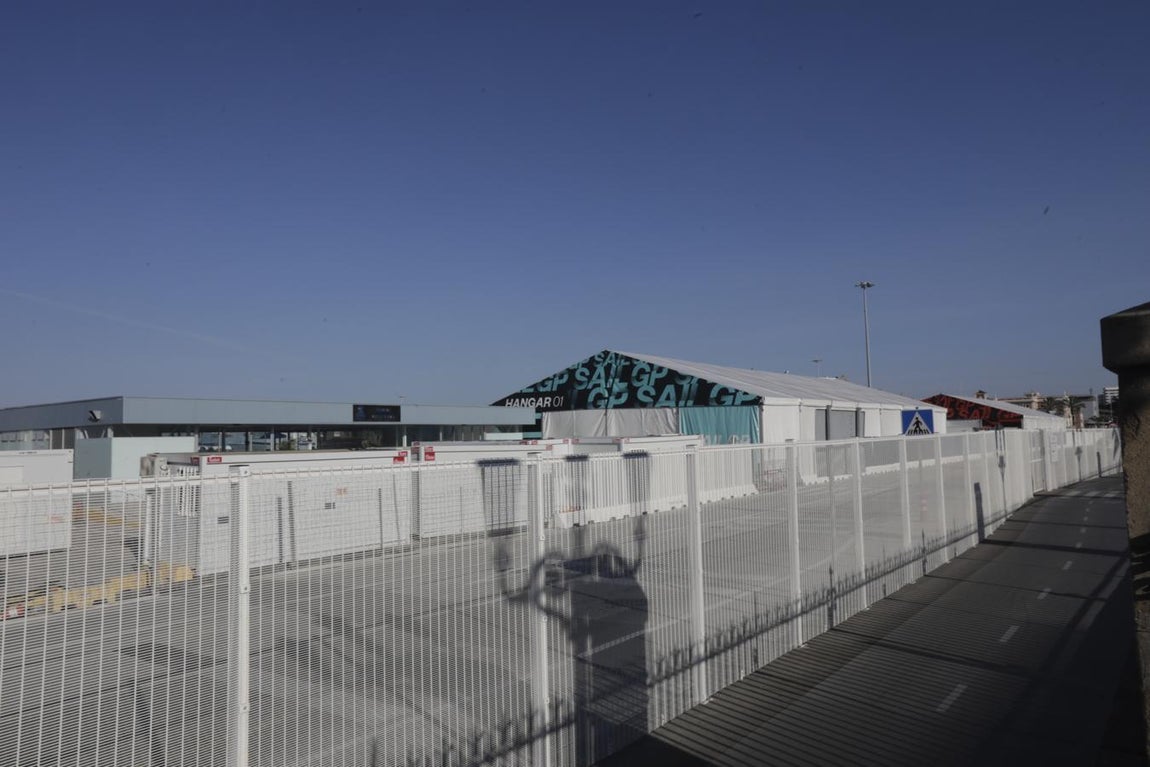 FOTOS: El SailGP se instala en Cádiz