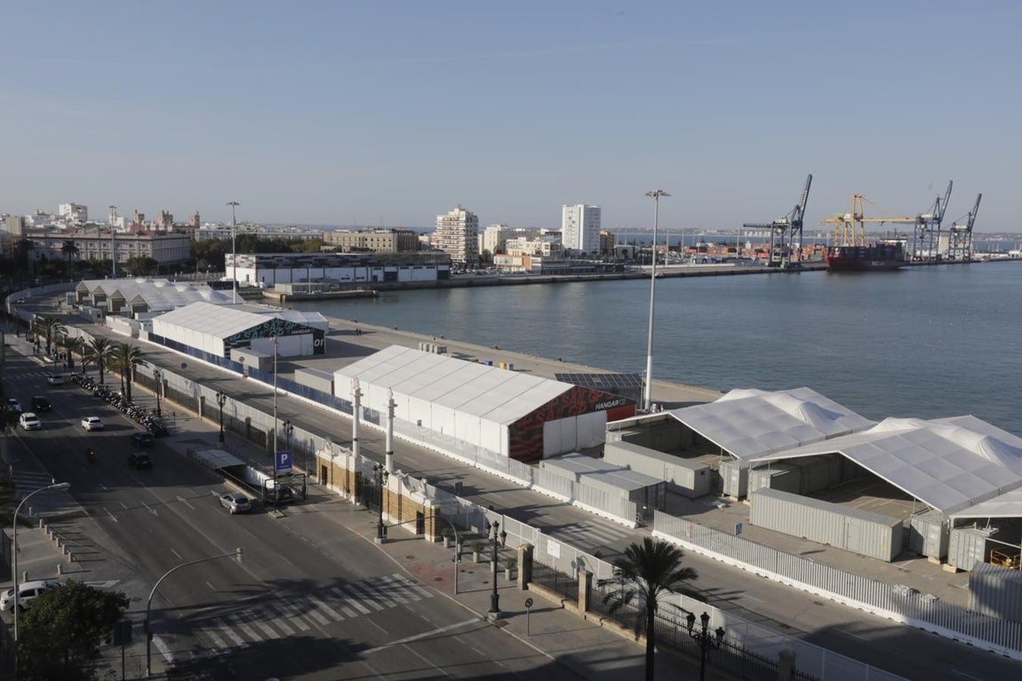 FOTOS: El SailGP se instala en Cádiz