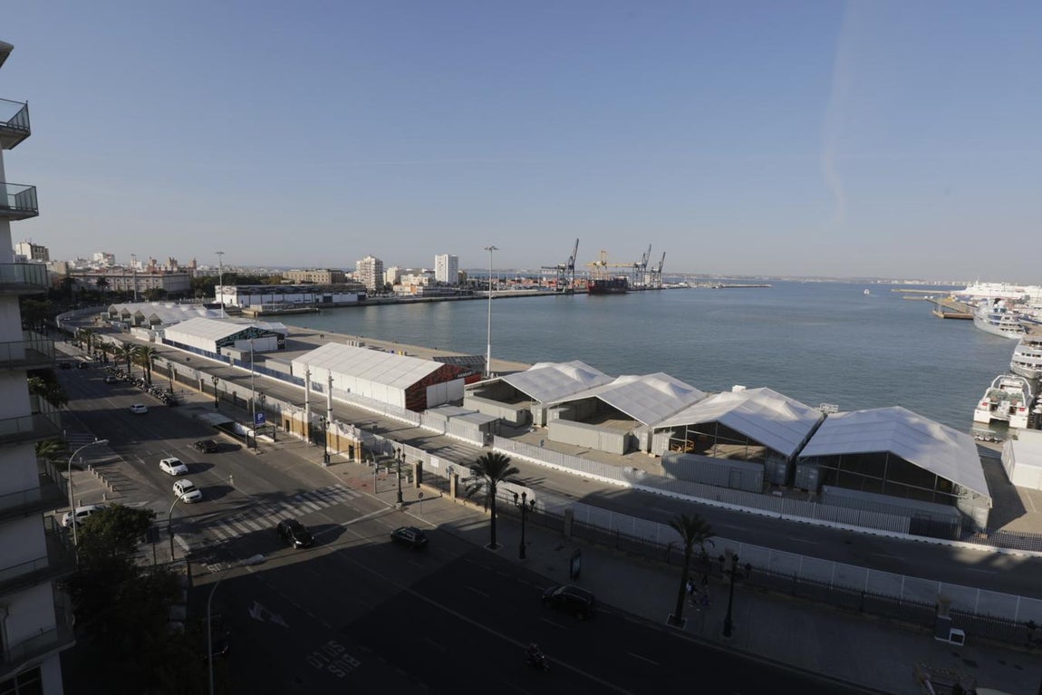 FOTOS: El SailGP se instala en Cádiz