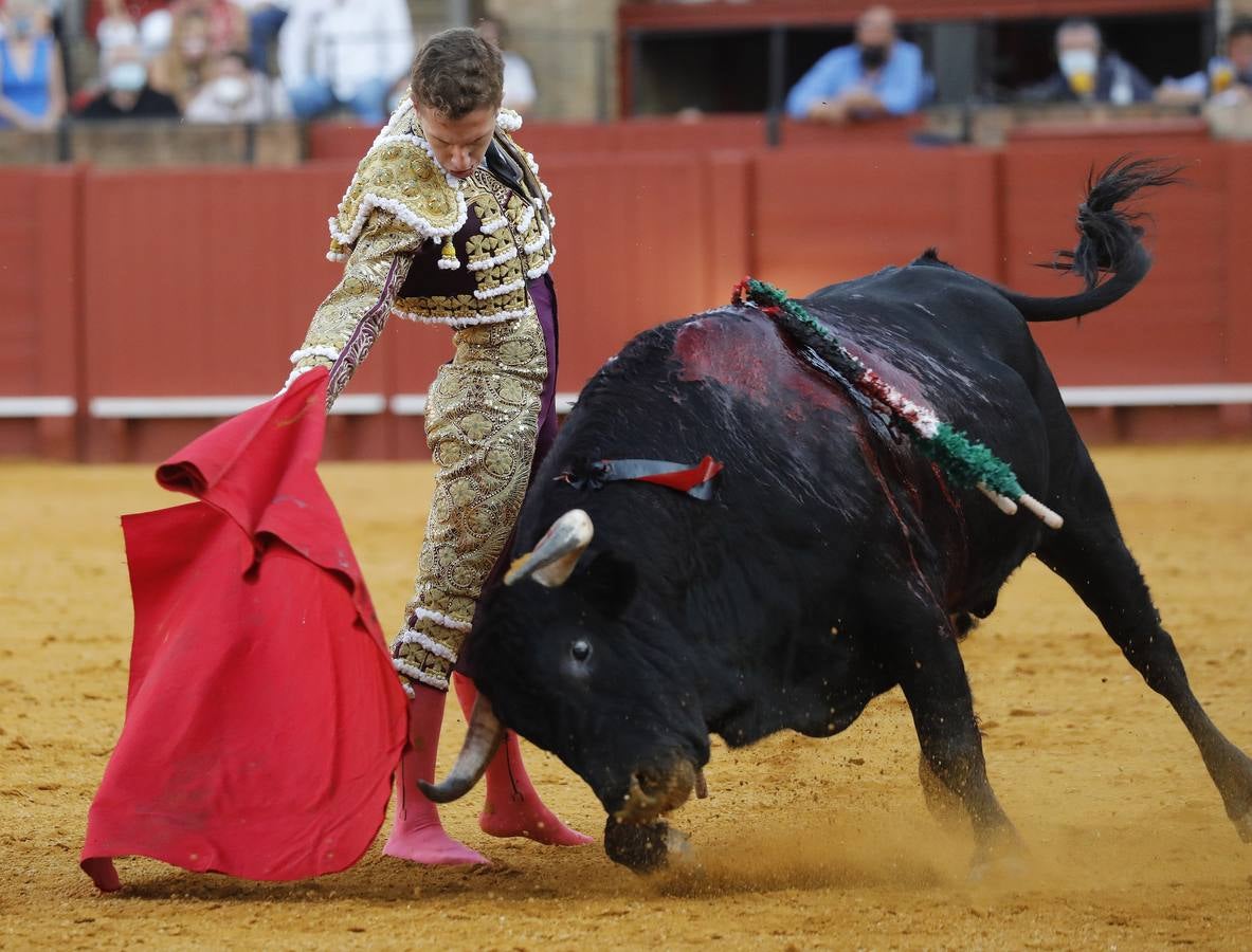 En imágenes, novillada del martes de la Feria de San Miguel de Sevilla