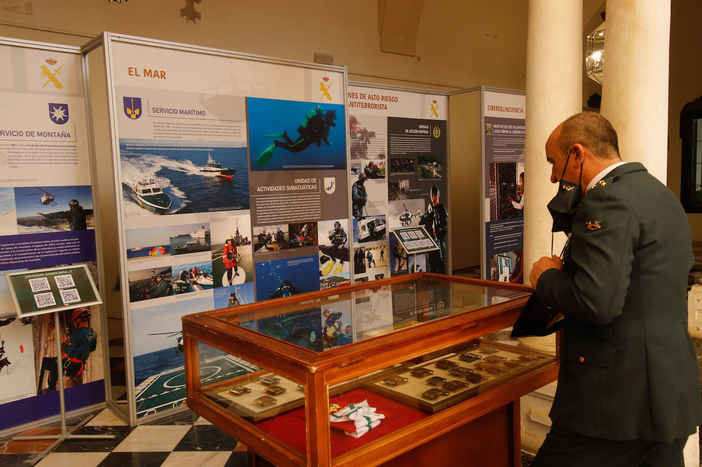 Las exposiciones de la Guardia Civil en Córdoba, en imágenes