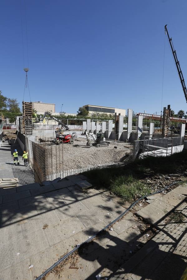 En imágenes, visita a las obras del proyecto Cartuja Qanat