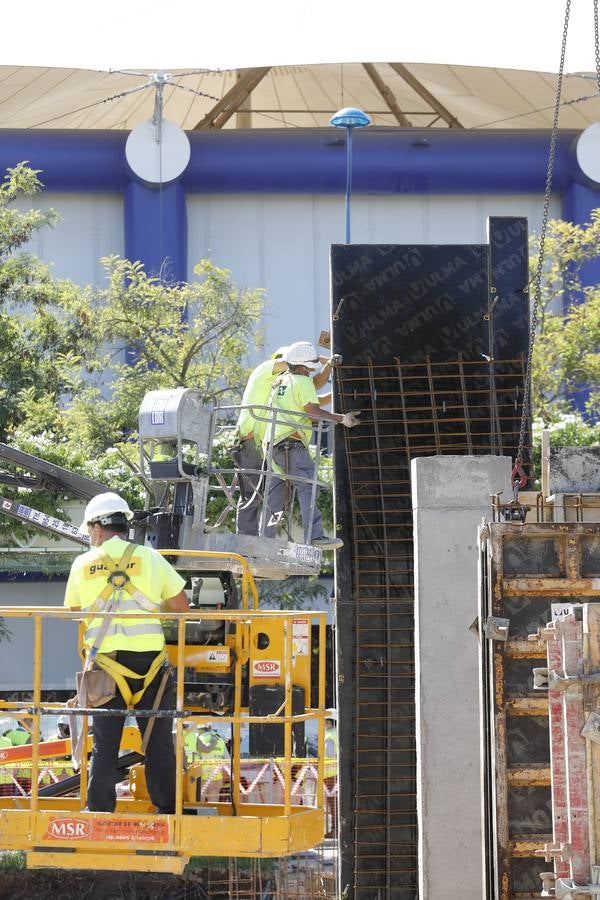 En imágenes, visita a las obras del proyecto Cartuja Qanat