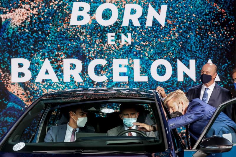 Felipe VI en la inauguración del salón del Automóvil Barcelona