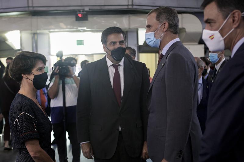 Felipe VI en la inauguración del salón del Automóvil Barcelona