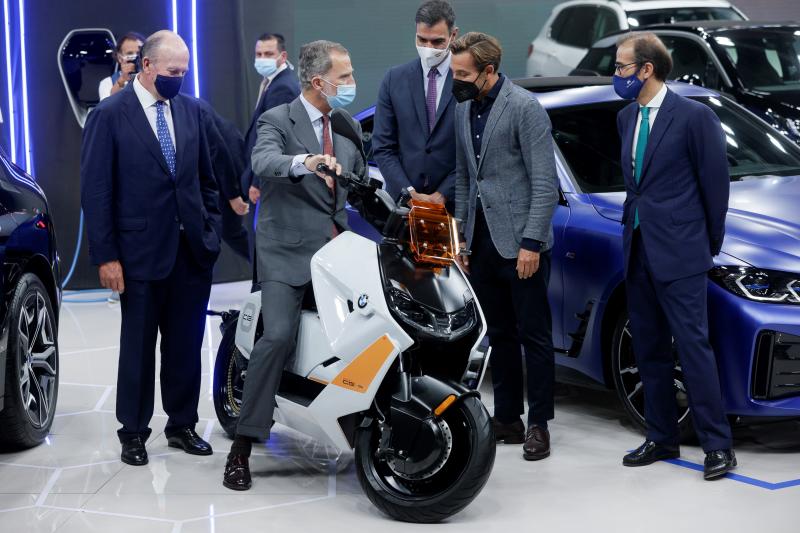 Felipe VI en la inauguración del salón del Automóvil Barcelona