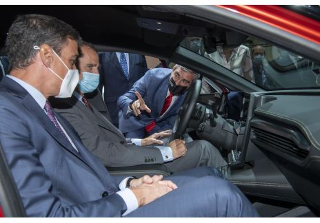 Felipe VI en la inauguración del salón del Automóvil Barcelona