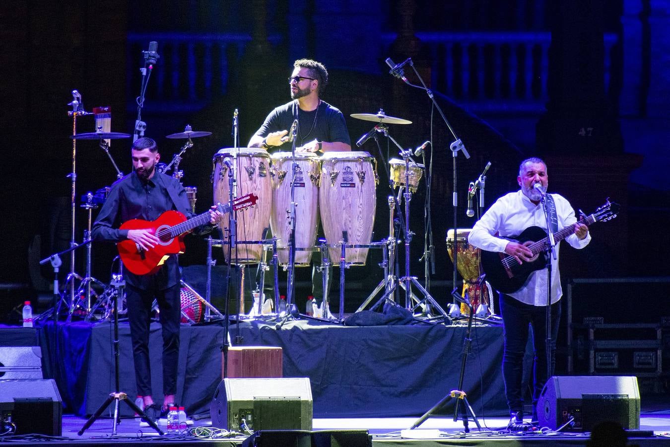 En imágenes, el concierto de Gipsy Kings en la Plaza de España de Sevilla