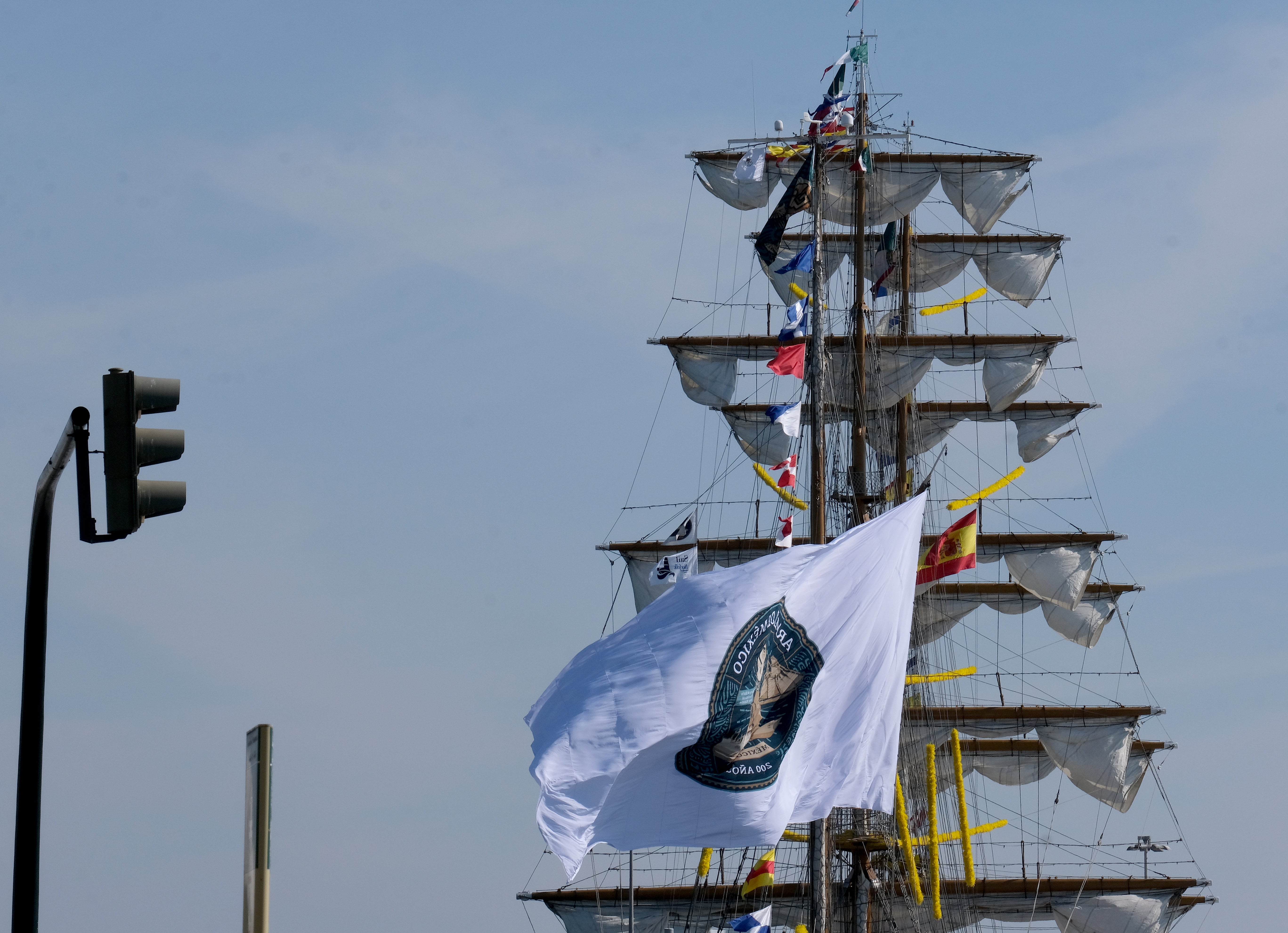 En imágenes: El buque escuela mexicano &#039;Cuauhtémoc&#039;, en Cádiz