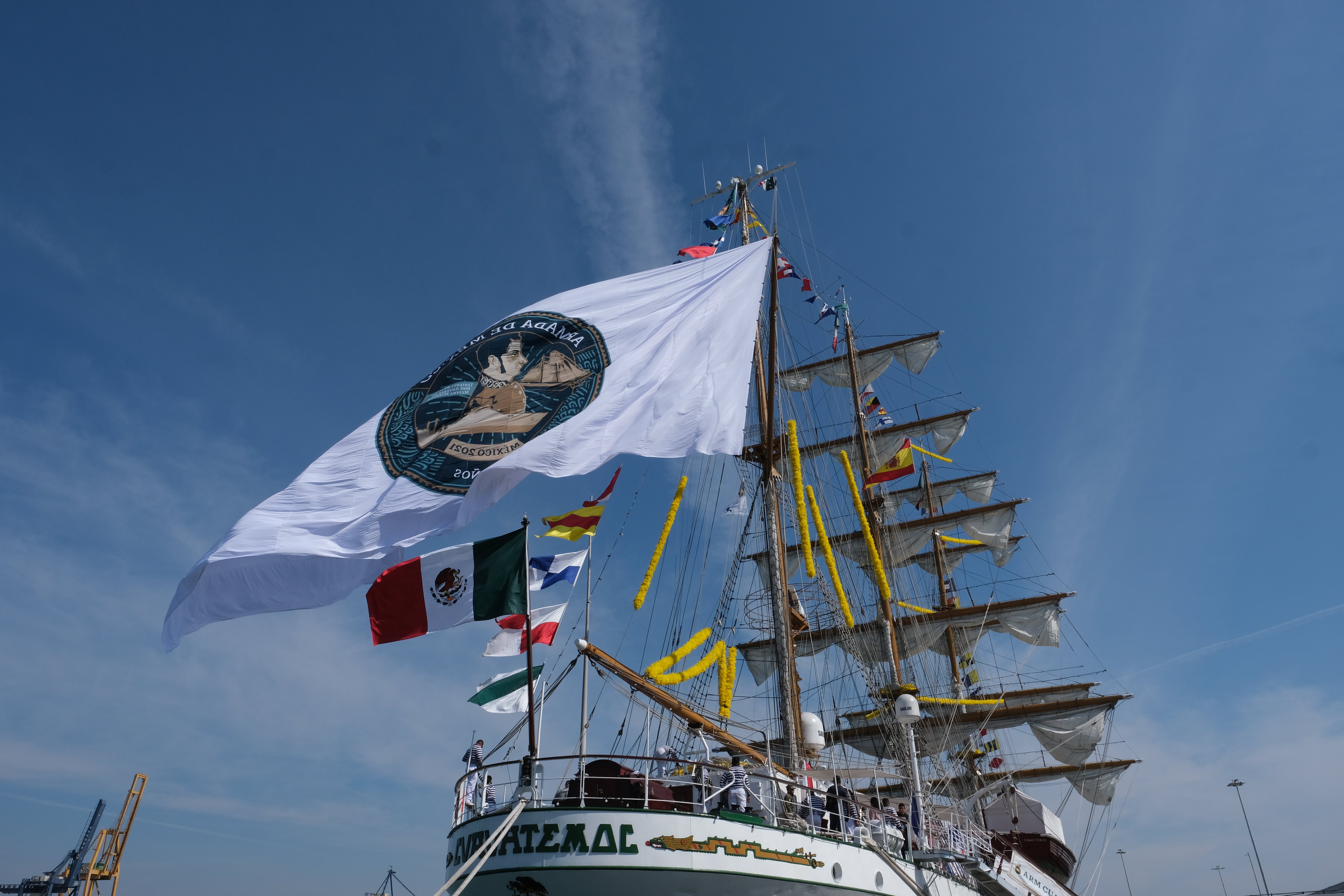 En imágenes: El buque escuela mexicano &#039;Cuauhtémoc&#039;, en Cádiz